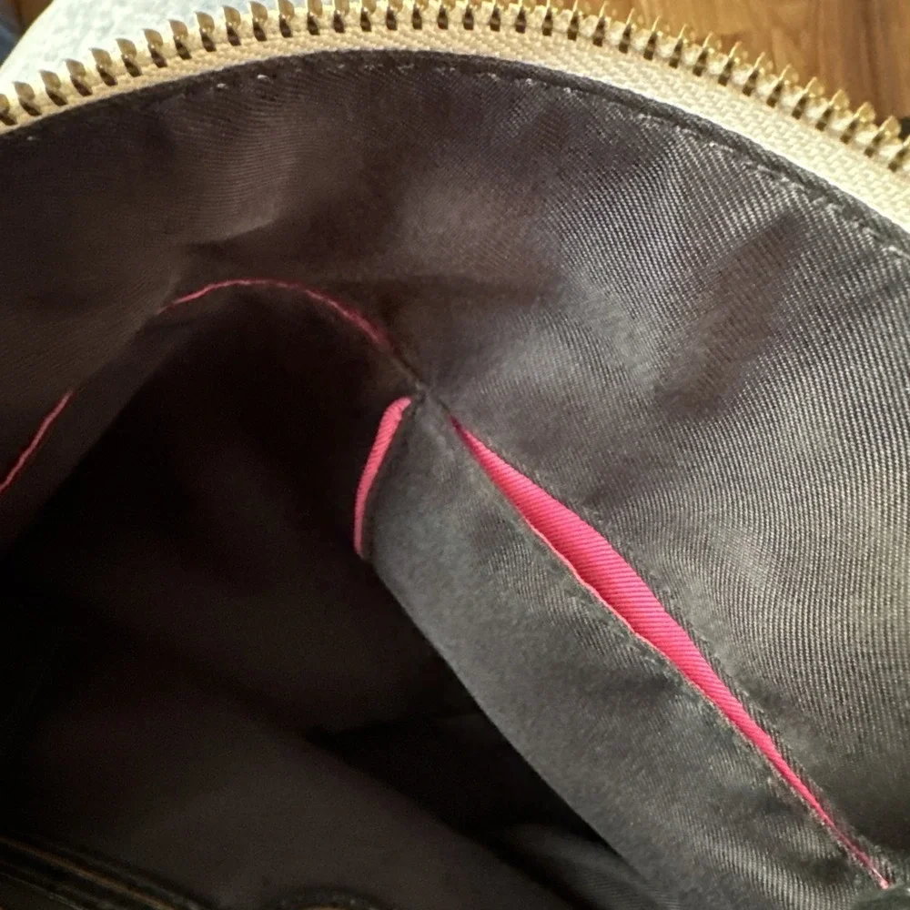 THE SAK Collective Tahoe Medium Pebbled Soft‎ Leather Whipstitch Ivory Crossbody - Picture 6 of 9